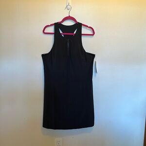 Zella athletic dress, black stretch, racerback.  Built in bra, removal pads